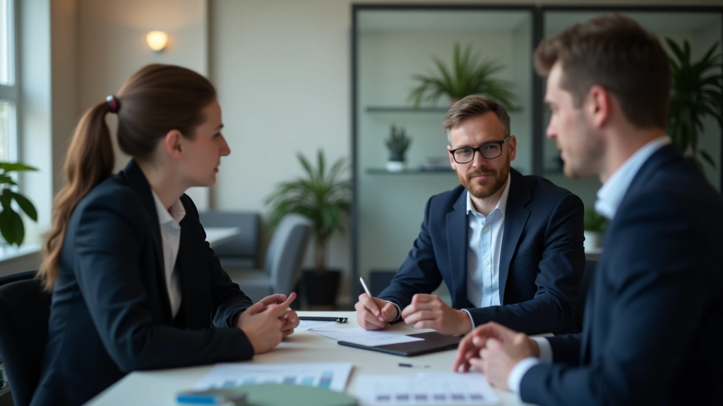 Geschäftsteam analysiert europäische Marktdaten